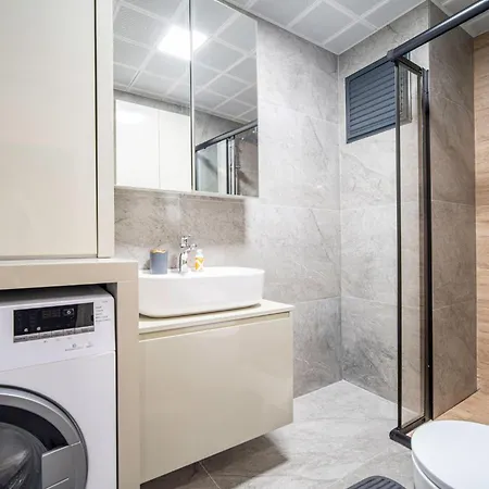 Apartment New Modern W Shared Pool In Aksu Antalya